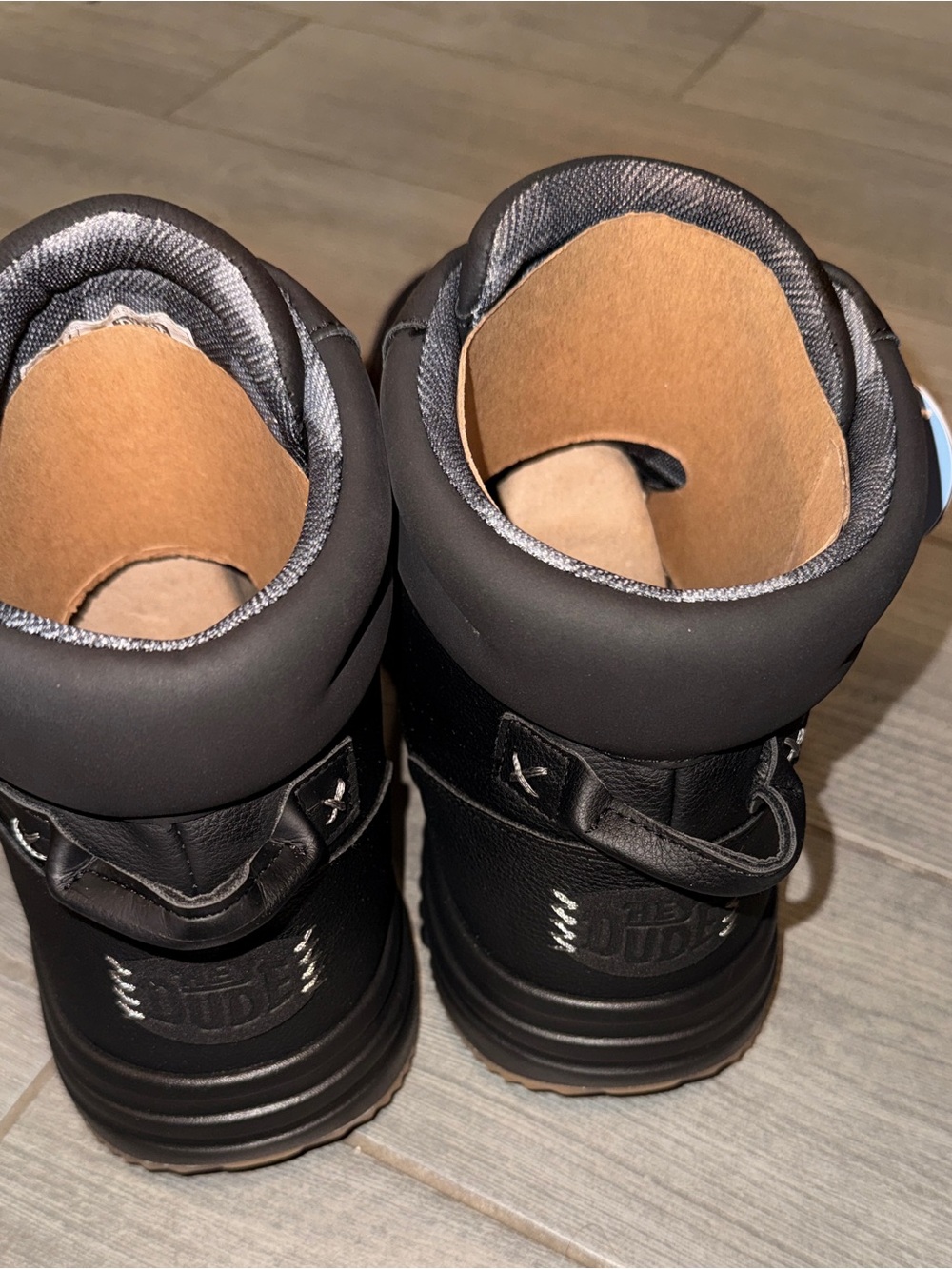 HEYDUDE Bradley II Classic Men’s Boots Size 11 Black New - Picture 4 of 10